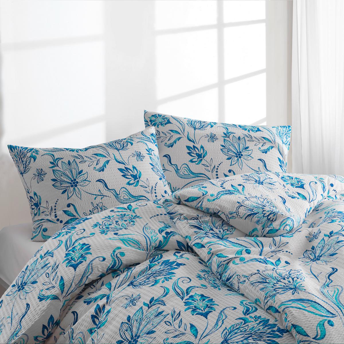 POSTEĽNÁ BIELIZEŇ SERP.005.FANIA BLAU - modrá, Basics, textil (140/200cm) - Florella