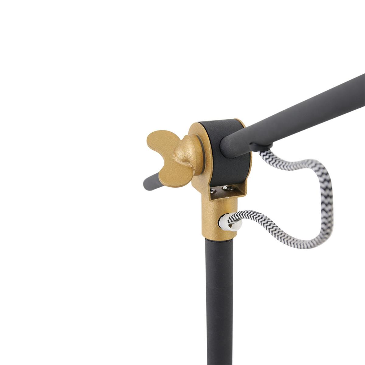 Tischleuchte Nové - Grau, Trend, Metall (40/40/18cm)