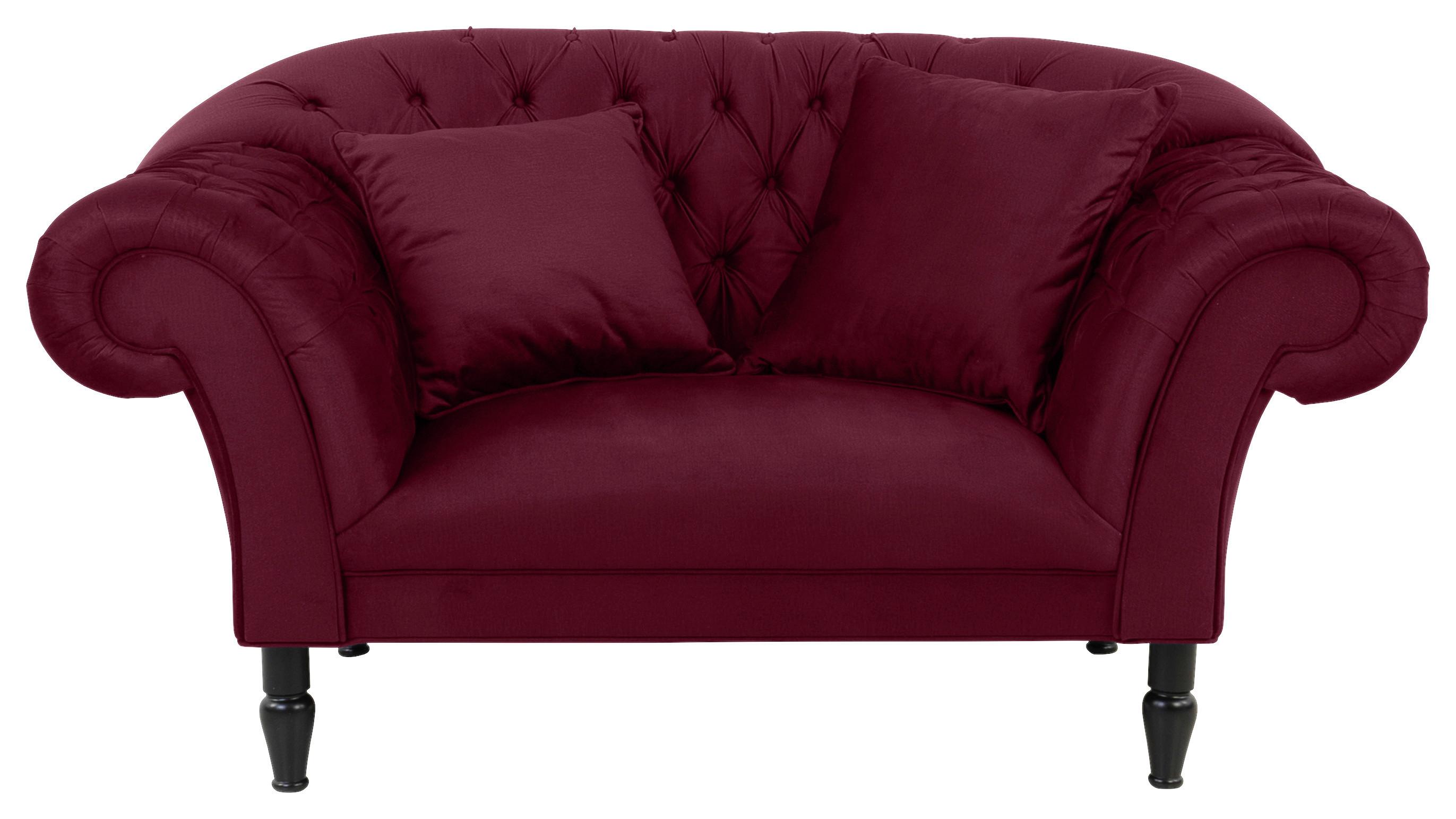 XXL-Sessel Cupido - Rot/Schwarz, Design, Textil (180/94/103cm) - MID.YOU