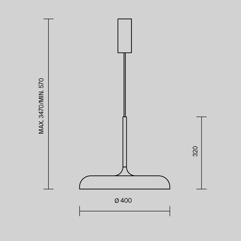 Pendelleuchte Gerhard - Weiß, Basics, Metall (40/57cm) - MAYTONI
