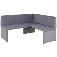 Eckbank Campel - Schwarz/Grau, KONVENTIONELL, Textil (167/147cm)
