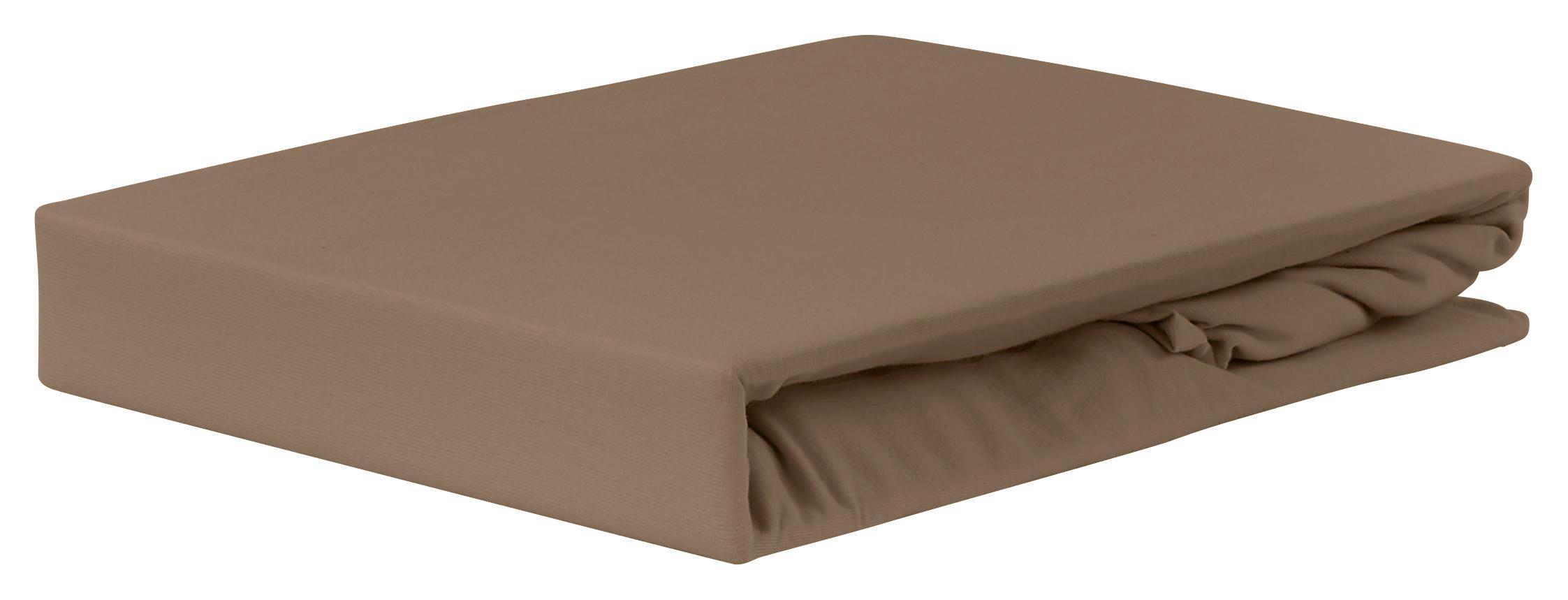 Gumis Lepedő Jardena 160x200 Cm - Taupe, konvencionális, Textil (140-160/200cm) - Ombra