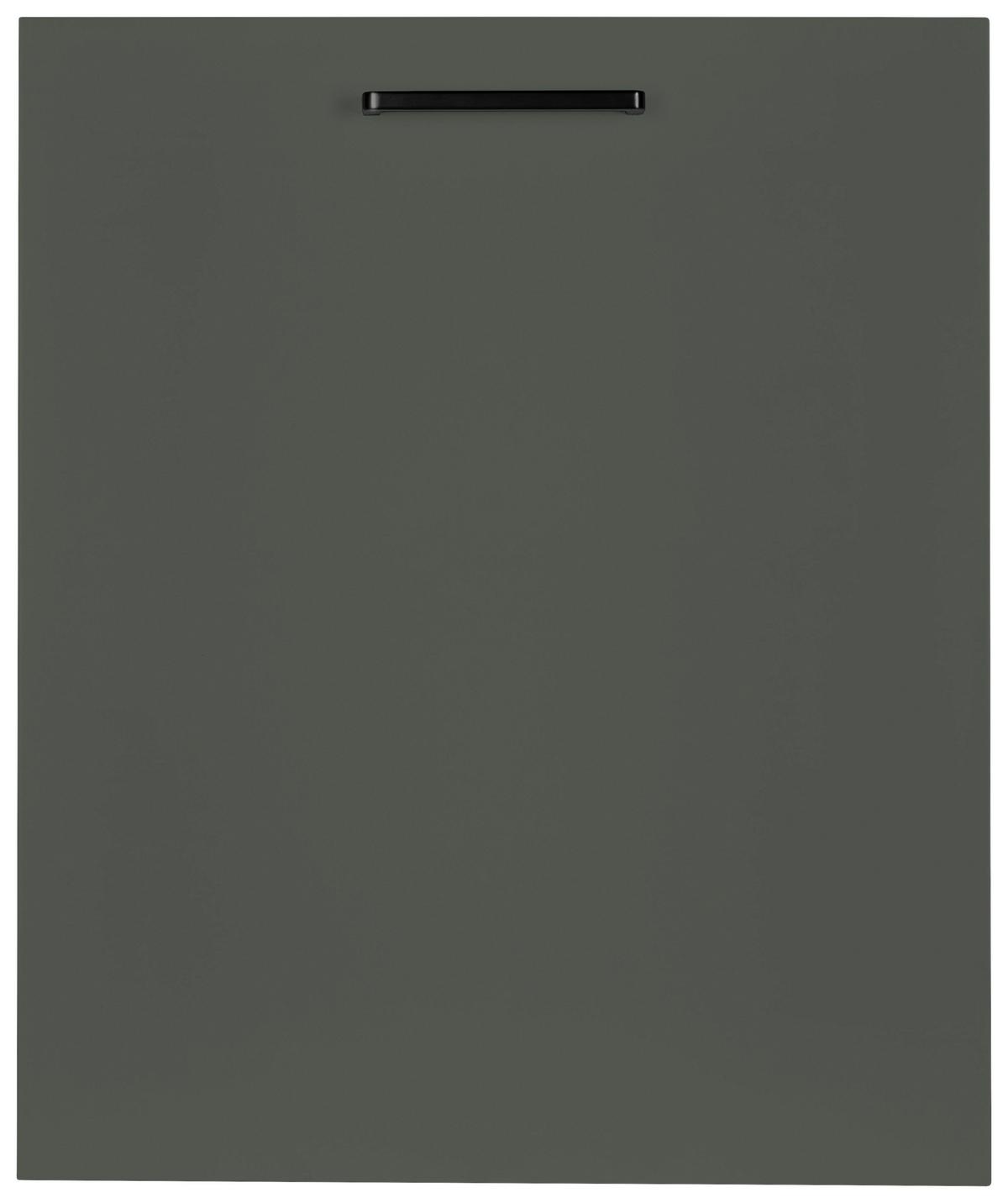 Geschirrspülerfront Easytouch - Grün, MODERN, Holzwerkstoff (45/72/1,9cm) - Nobilia