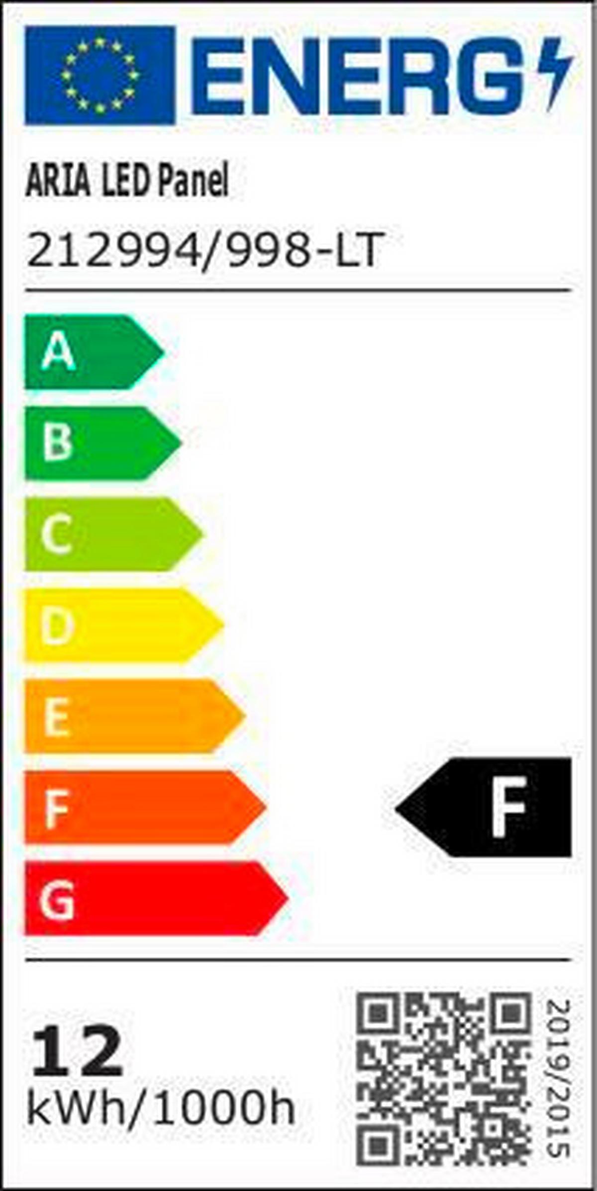 Deckenventilator Lucci Air Aria Weiß 4-Flügel,led-Leuchte - Weiß, Design, Kunststoff (122/33cm) - P & B