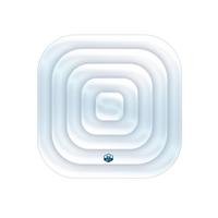 WHIRLPOOL-ABDECKHILFE AUFBLASBARE SPA-ABDECKUNG - Weiß, Basics, Kunststoff (118/118/15cm)