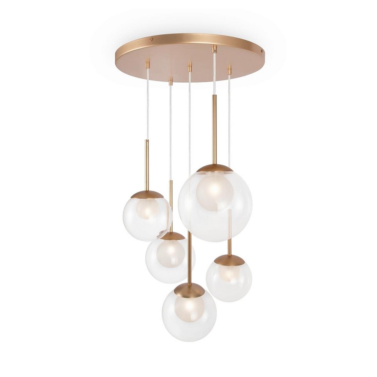 Pendelleuchte Basic Form - Goldfarben, MODERN, Metall (45/64,1cm) - MAYTONI