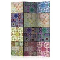 Paravent Multicolor B: 135 cm - Multicolor, Basics, Holz/Textil (135/172/3cm) - artgeist