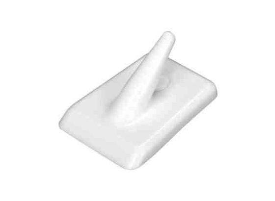 Selbstklebehaken 2 Stk./Pkg. - Weiß, KONVENTIONELL, Kunststoff (3,5cm) - Fackelmann Selbstklebehaken 2 Stk./Pkg. - Weiß, KONVENTIONELL, Kunststoff (3,5cm) - Fackelmann
