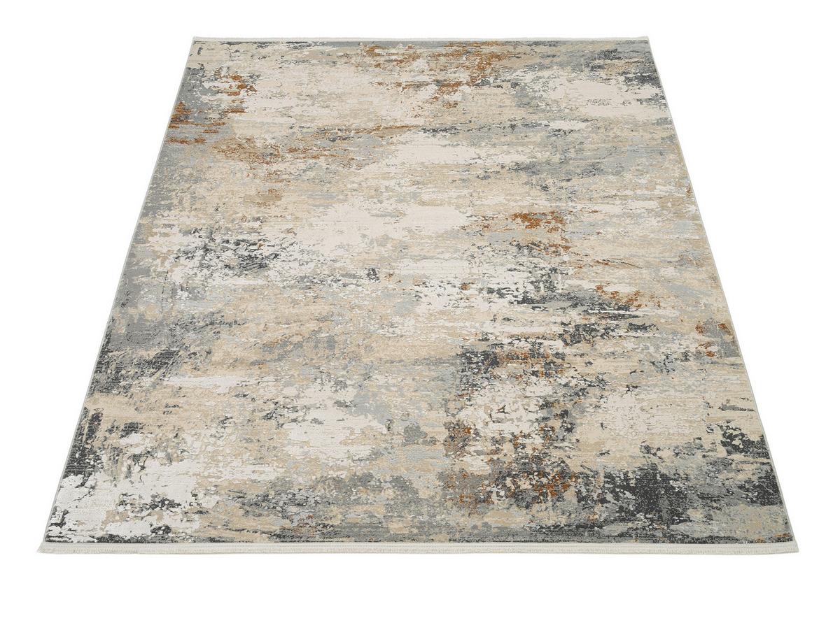 Webteppich Le Mans 29 - Beige/Grau, Design, Textil (120/180cm) - Dieter Knoll