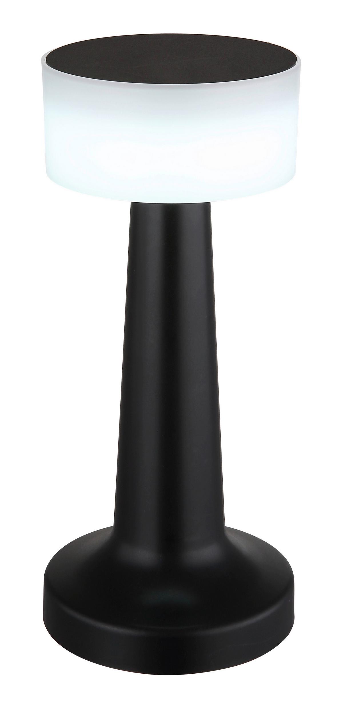 Akku-Tischleuchte 58447S - Schwarz/Weiß, Basics, Kunststoff (9,5/21,5cm) - Globo