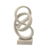 Socha Kelly, V:  25cm - béžová, Lifestyle, plast (13,5/25/13,5cm) - Mömax