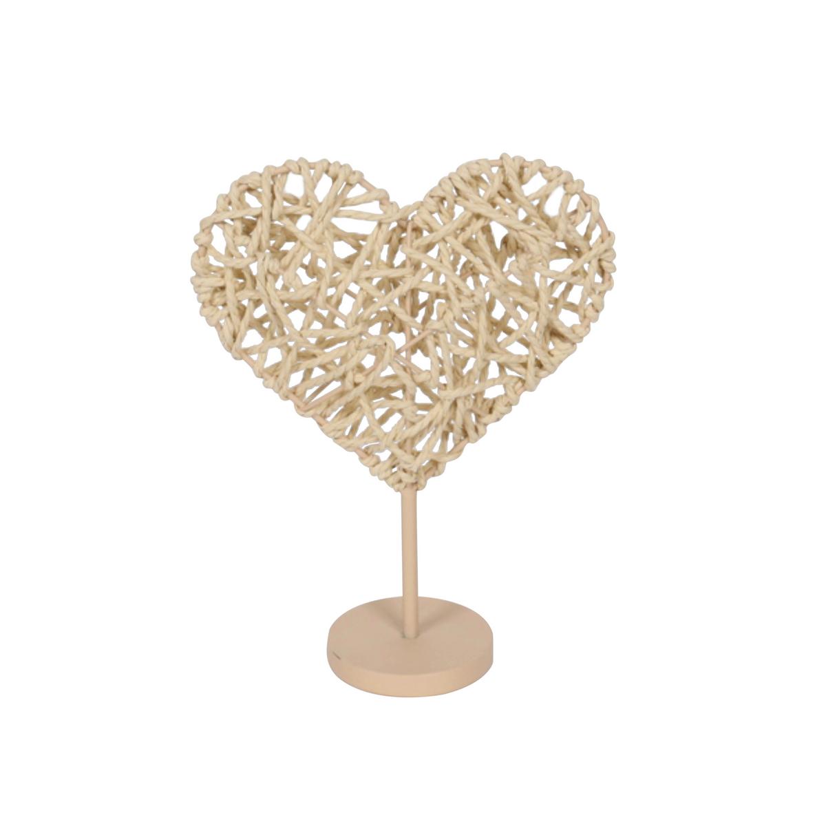 Dekoherz Lilien - Creme, KONVENTIONELL, Papier/Metall (19,5/8,5/26cm) - Luca Bessoni