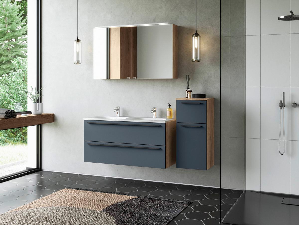 TV-Element Las Vegas Weiß B: 160 cm - Sandfarben/Weiß, MODERN, Holzwerkstoff (160/36/37cm) - Vertico