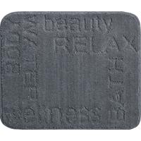 Bidet-Vorleger Feeling - Anthrazit, Basics, Textil (40/50cm) - Grund