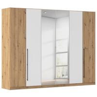 Kleiderschrank Safari B: 271 cm - Weiß/Eiche Artisan, KONVENTIONELL, Holzwerkstoff (271/229/54cm)