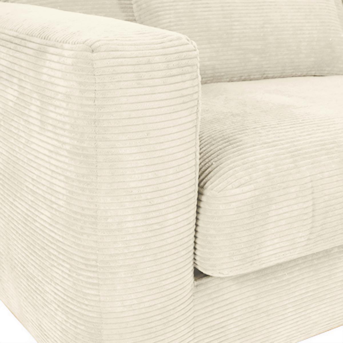 Bigsofa Manolis Beige B: 260 Cm - Schwarz/Naturfarben, KONVENTIONELL, Textil (260/66/115cm) - MID.YOU