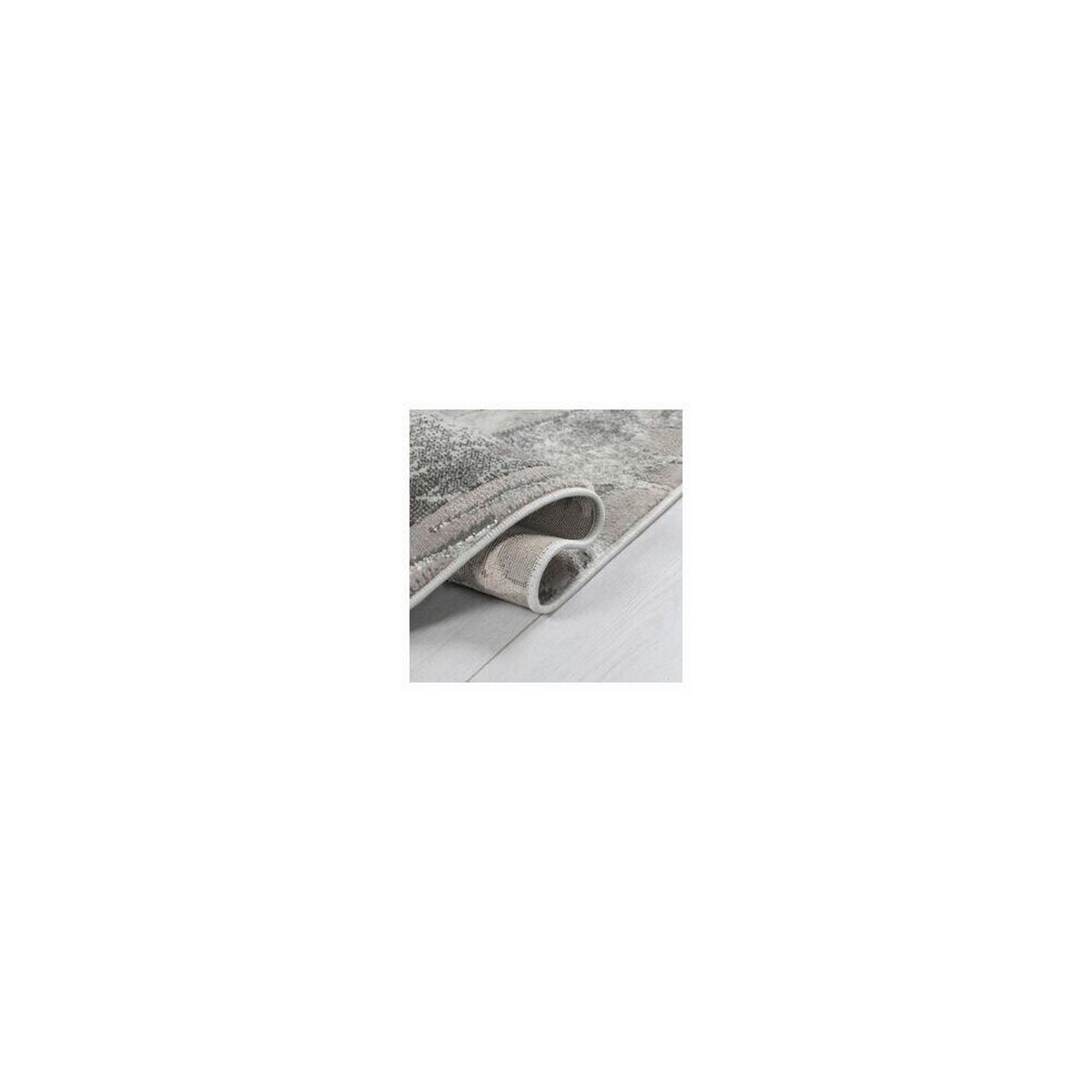 Teppich Silberfarben B: 230 cm - Silberfarben, Basics, Textil (230/60cm)