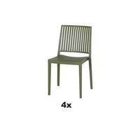 Stapelstuhl T20104 - Grün, Basics, Kunststoff (57/80/56cm) - Siena Garden