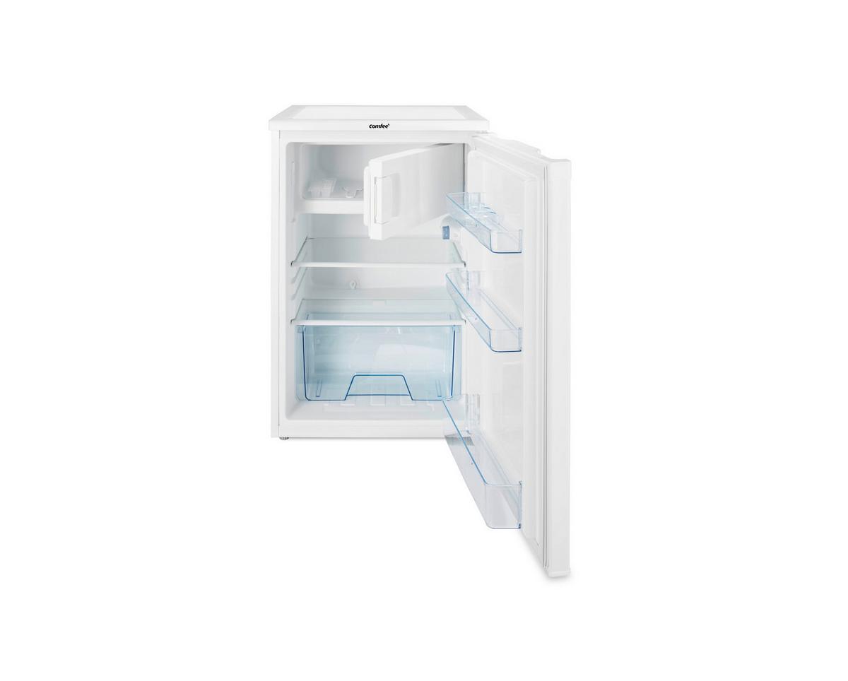 Kühlschrank Tischkühlschrank - Weiß, Basics, Glas/Kunststoff (55,3/84,5/57,4cm) - Comfee