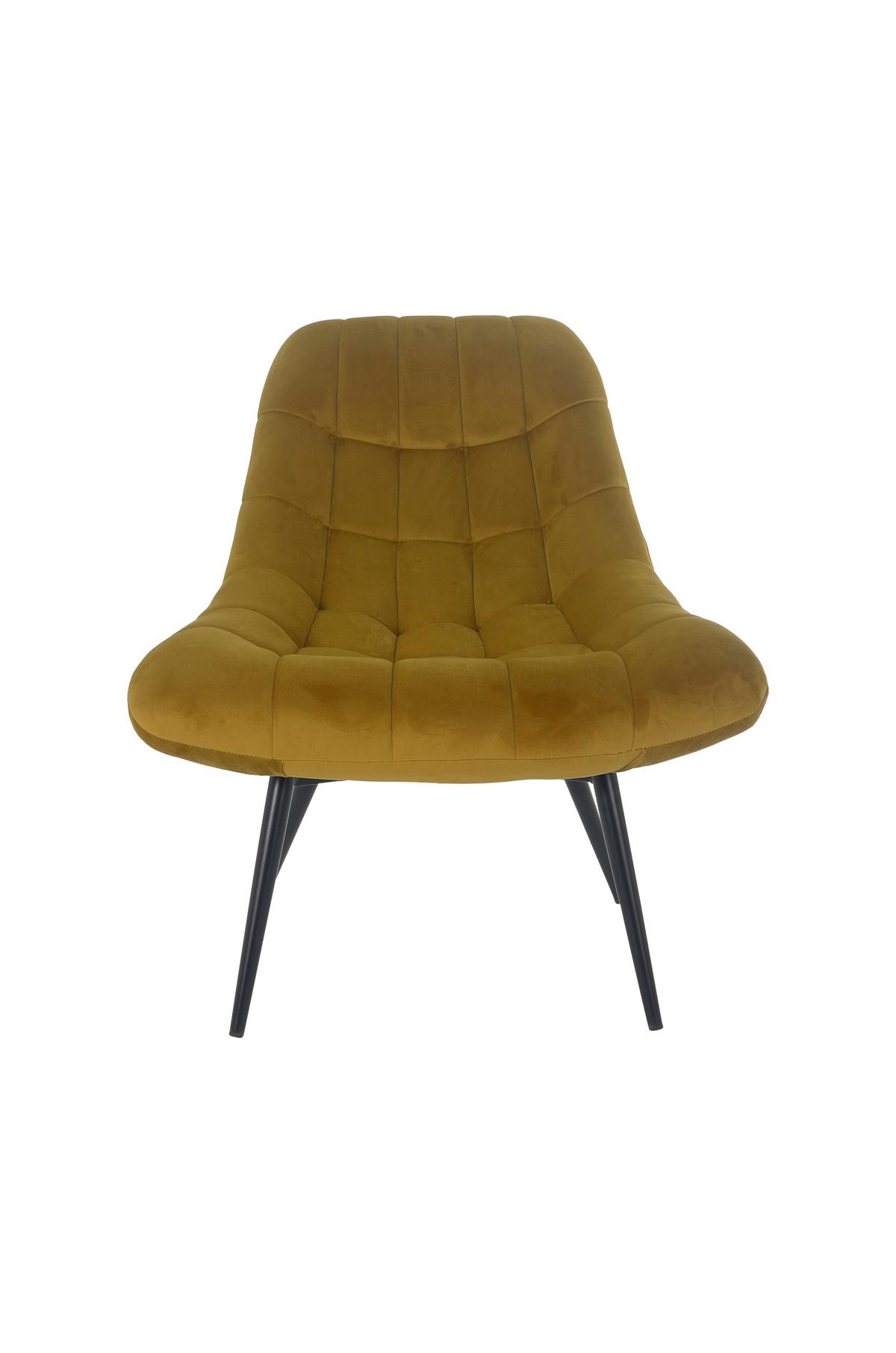 Xxl-sessel Gelb, Schwarz B: 76 Cm - Gelb/Schwarz, MODERN, Textil (76/85,6/85,6cm) - Livetastic