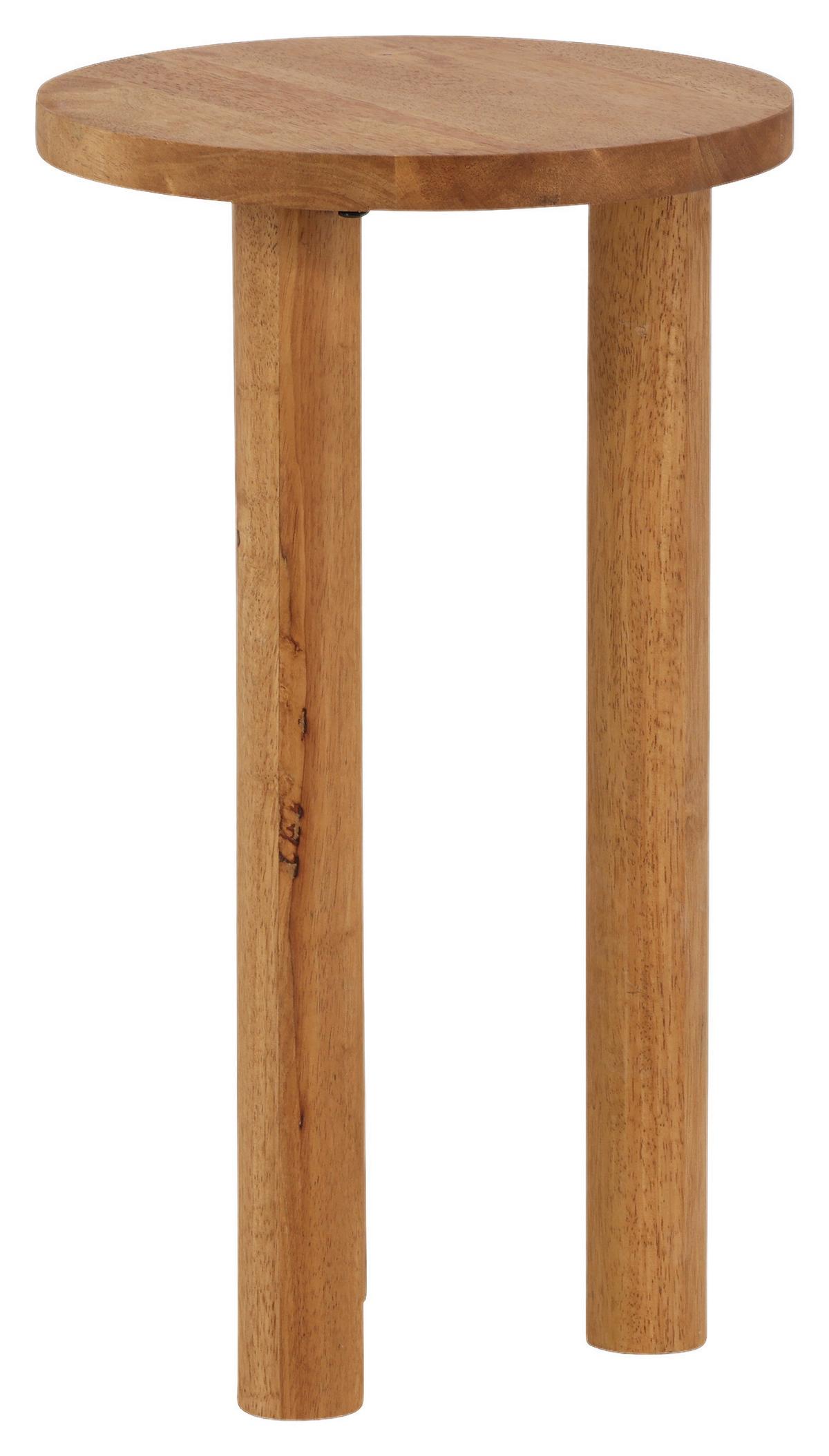 Beistelltisch Duxbury - Plankeneiche/Eichefarben, Design, Holz (35/35/60cm) - Livetastic