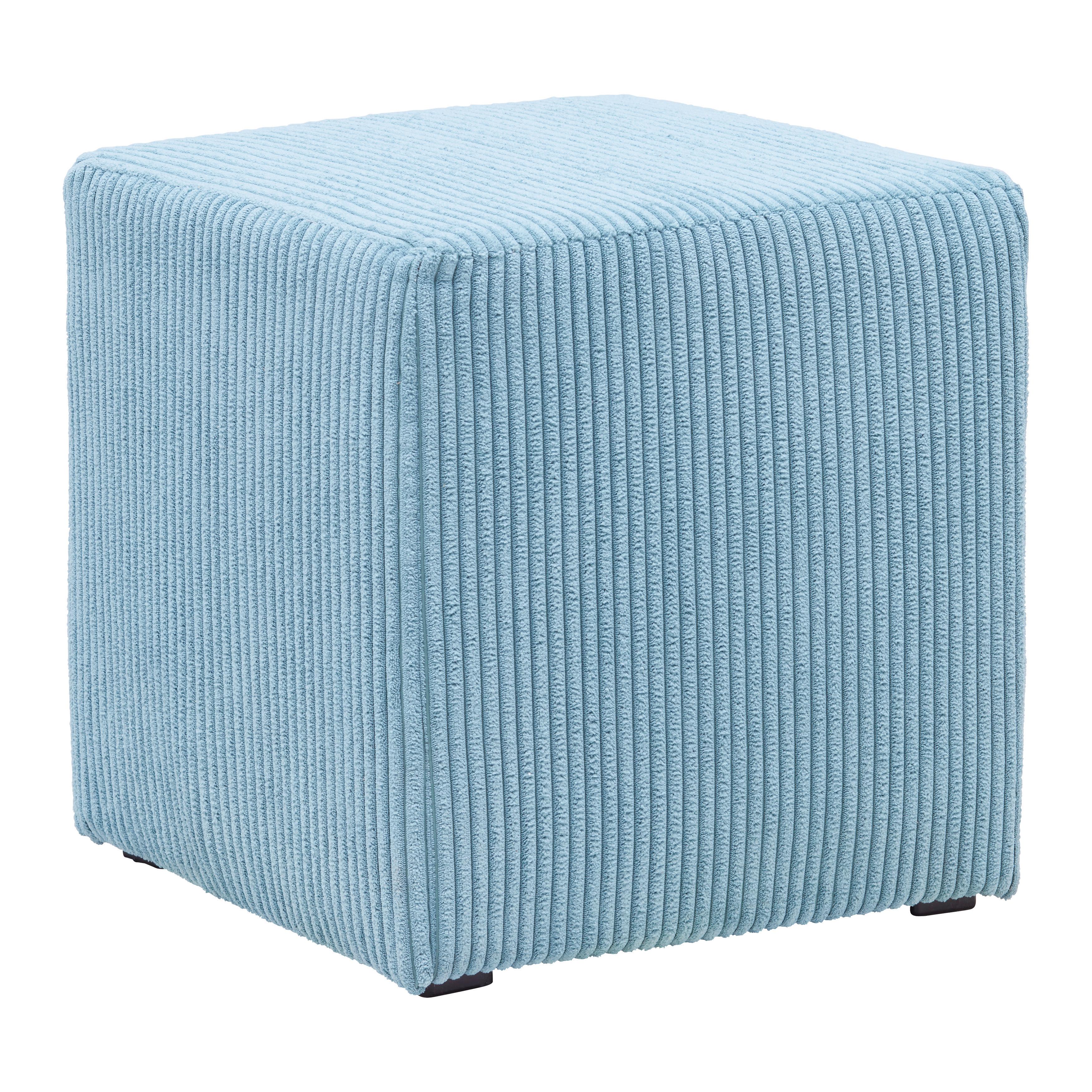 Taburetka BALI, petrolejová - petrolejová, Modern, textil (45/42/45cm) - Mömax