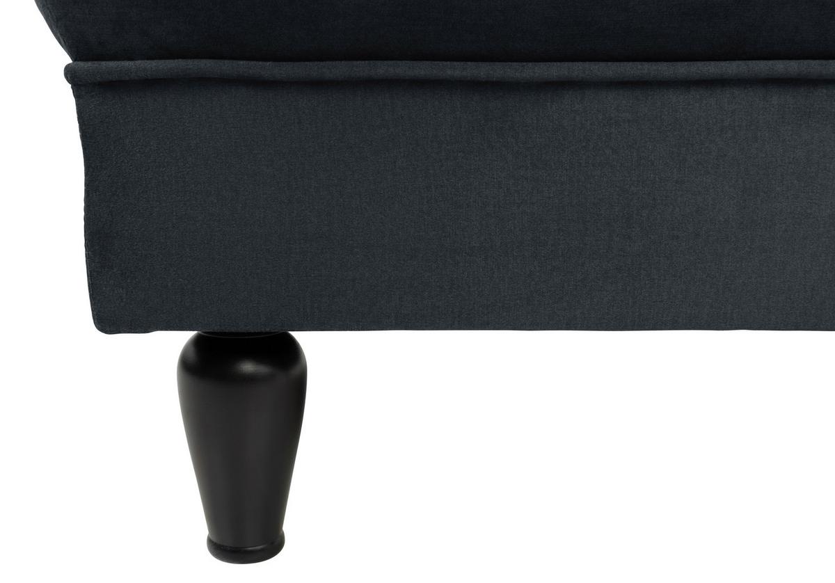Hocker Cupido - Anthrazit/Schwarz, Design, Textil (82/44/82cm) - MID.YOU