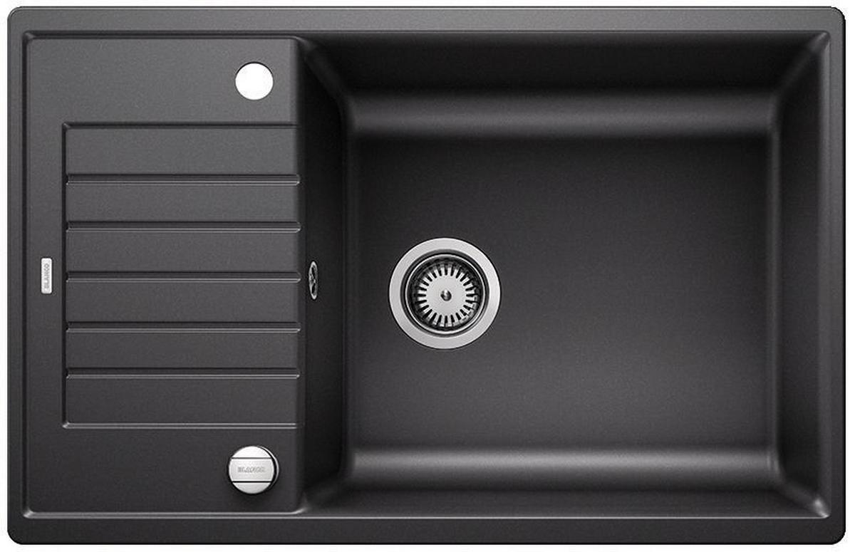 Spüle Zia XL 6s Compact Silgranit Bxt: 78x50 cm - Schwarz, Basics, Stein (78/50cm) - Blanco
