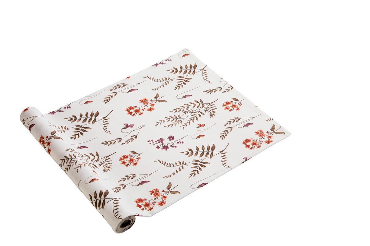 TISCHLÄUFER SIENNA - Multicolor, ROMANTIK / LANDHAUS, Textil (40/140cm) - James Wood