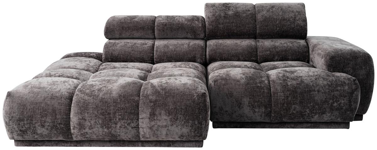 Ecksofa Chani Anthrazit, Schenkel: 150x239cm - Anthrazit, MODERN, Textil (150/239cm) - MID.YOU