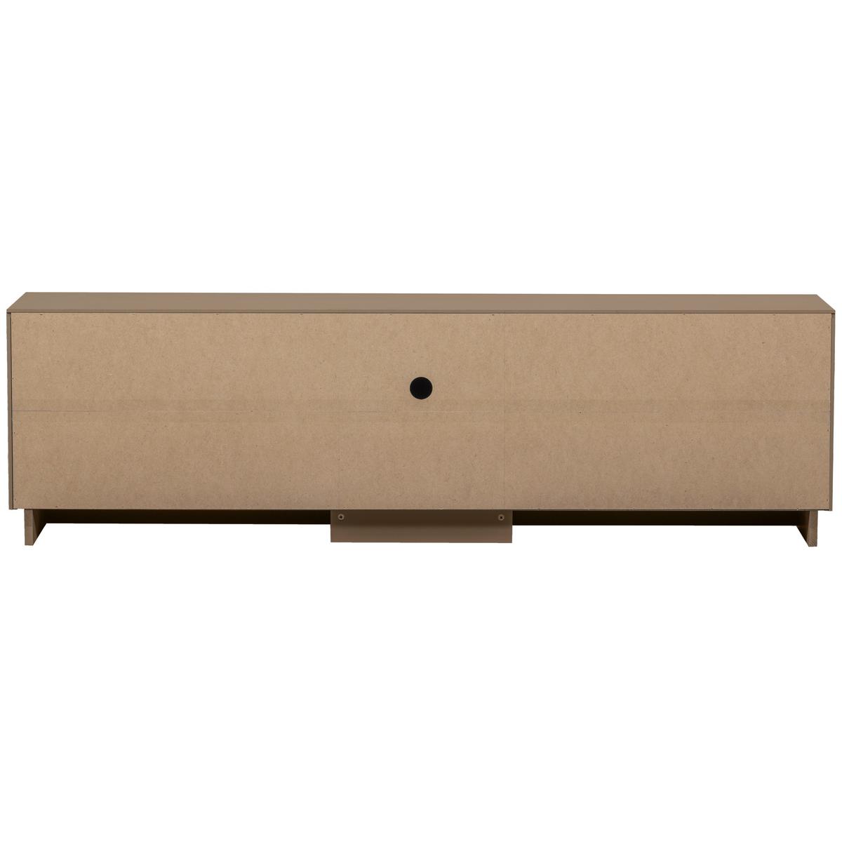 Lowboard Teo Schlammfarben B: 180cm - Schlammfarben, Design, Holz (180/52/40cm) - Livetastic