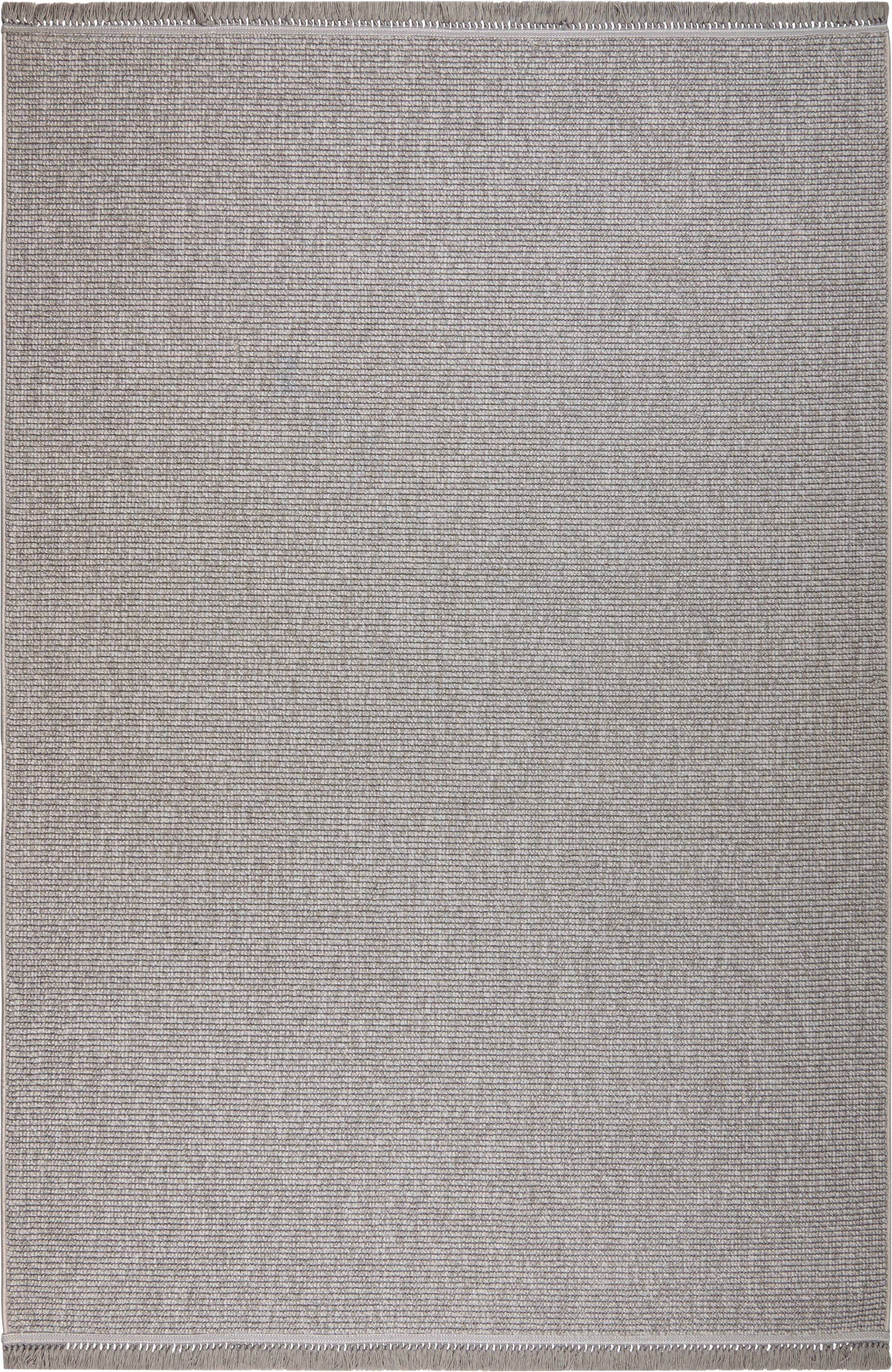 Webteppich Grau Ameli 160x230 cm - Grau, ROMANTIK / LANDHAUS, Textil (160/230cm) - James Wood