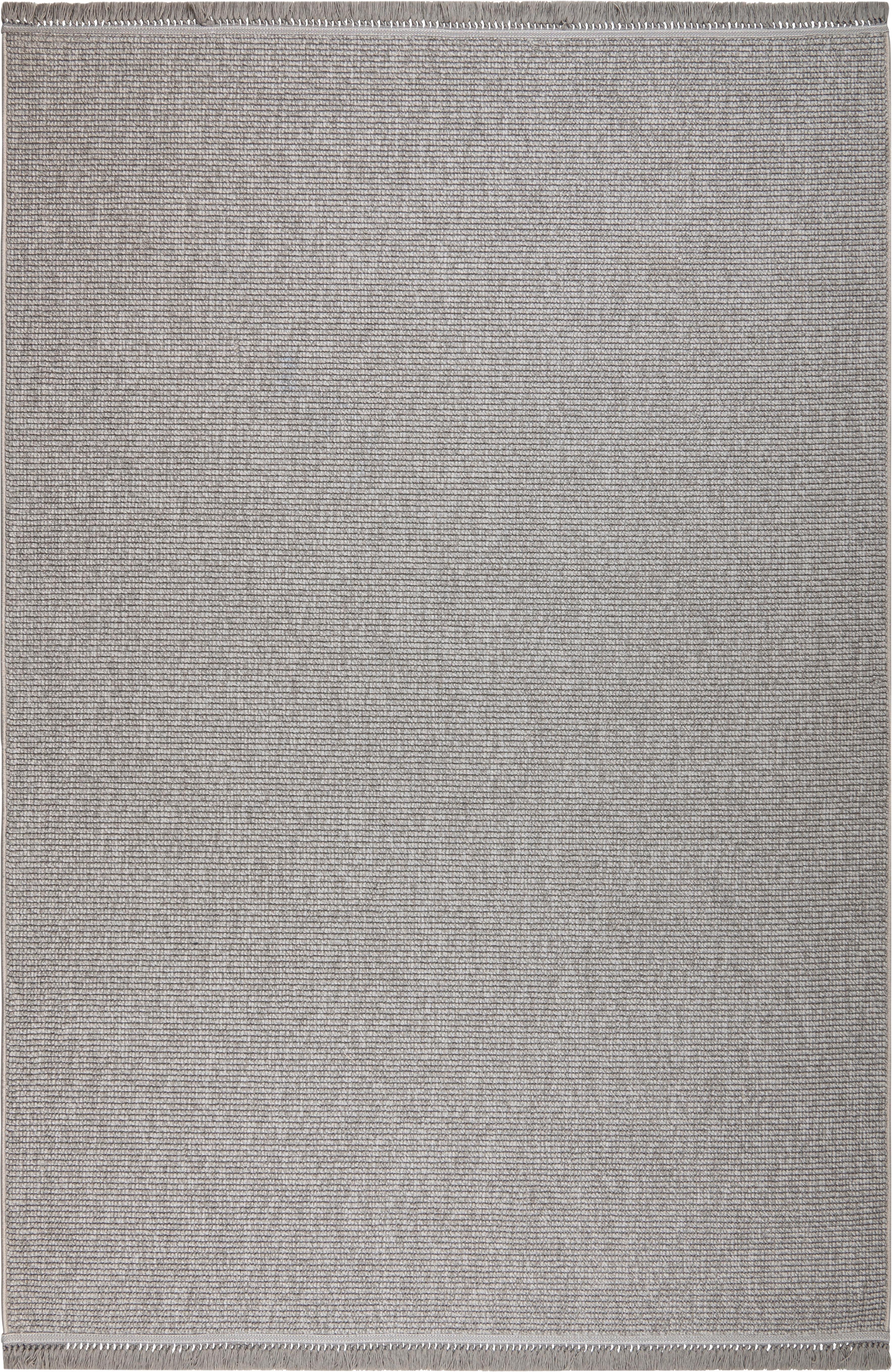 Webteppich Grau Ameli 160x230 cm - Grau, ROMANTIK / LANDHAUS, Textil (160/230cm) - James Wood