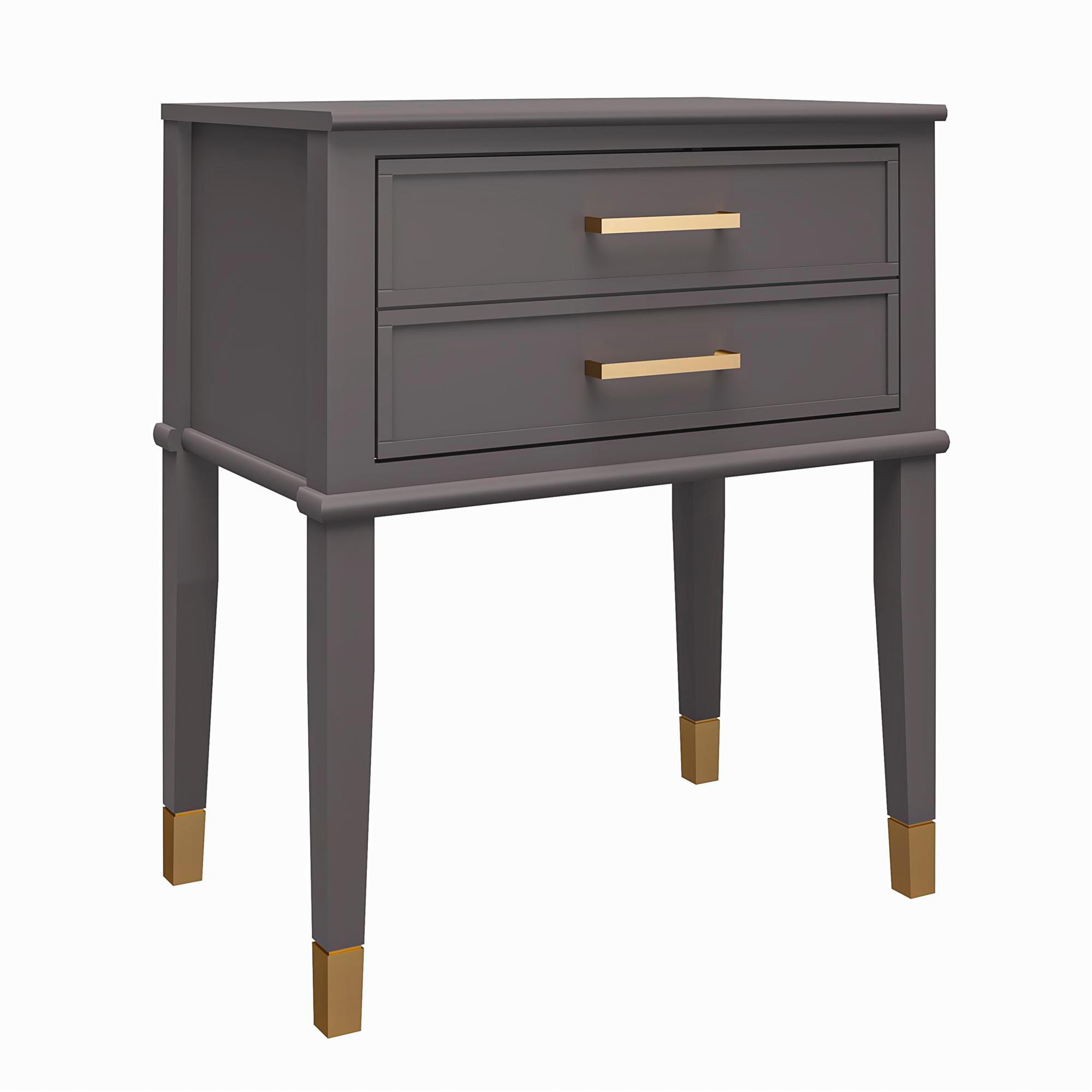 Beistelltisch Westerleigh Graphitfarben B: 60 cm - Graphitfarben/Grau, Design, Holzwerkstoff (60/40/72cm) - MID.YOU