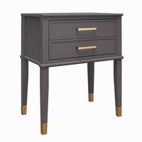 Beistelltisch Westerleigh Graphitfarben B: 60 Cm - Graphitfarben/Grau, Design, Holzwerkstoff (60/40/72cm) - MID.YOU
