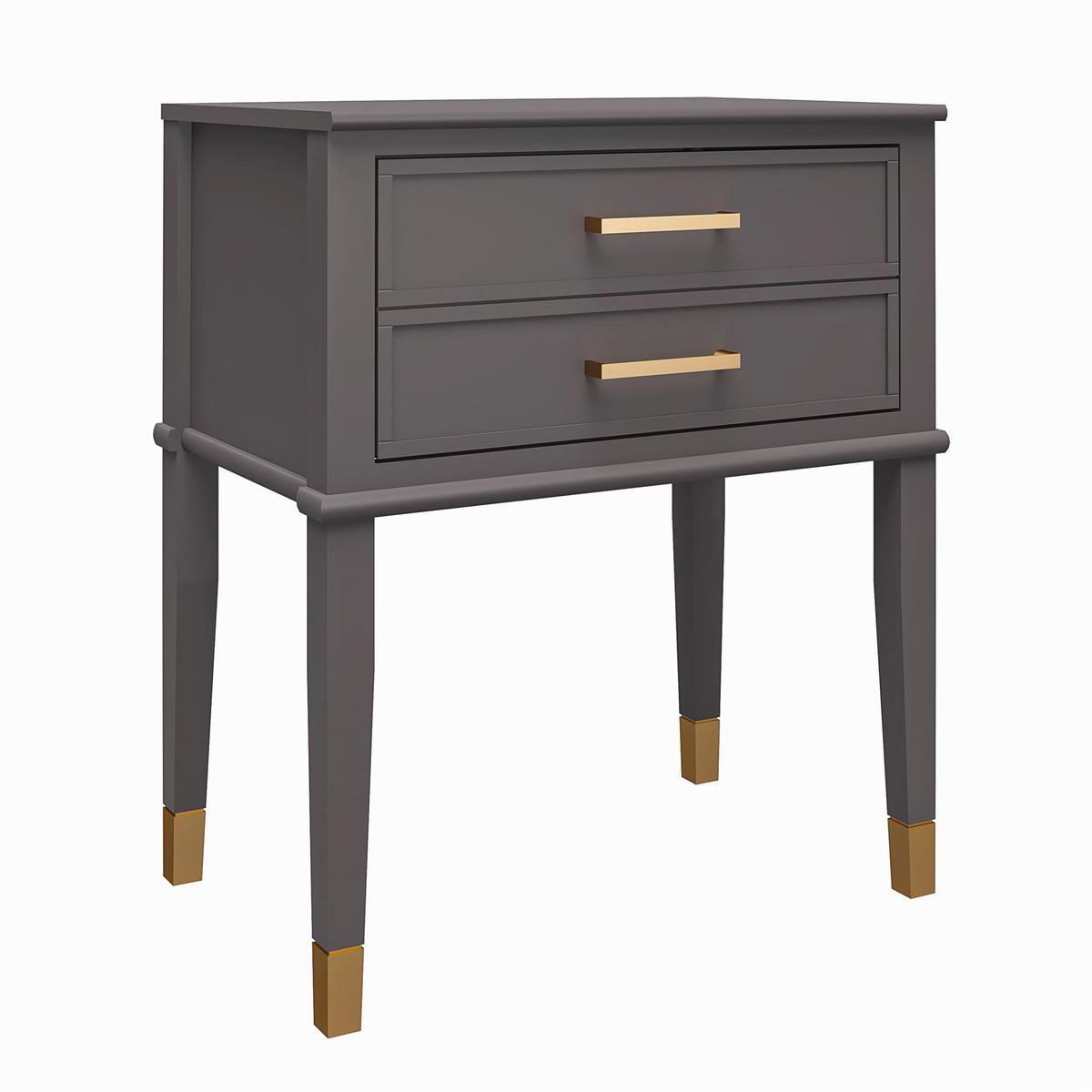Beistelltisch Westerleigh Graphitfarben B: 60 Cm - Graphitfarben/Grau, Design, Holzwerkstoff (60/40/72cm) - MID.YOU