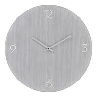 WANDUHR Ravenna Hellgrau B: 40 cm - Hellgrau, Design, Holzwerkstoff (40/40/4cm)
