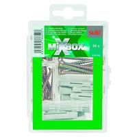 Csavar- Tipli Rendszerező Mixbox - ezüstszínű, fém - Suki