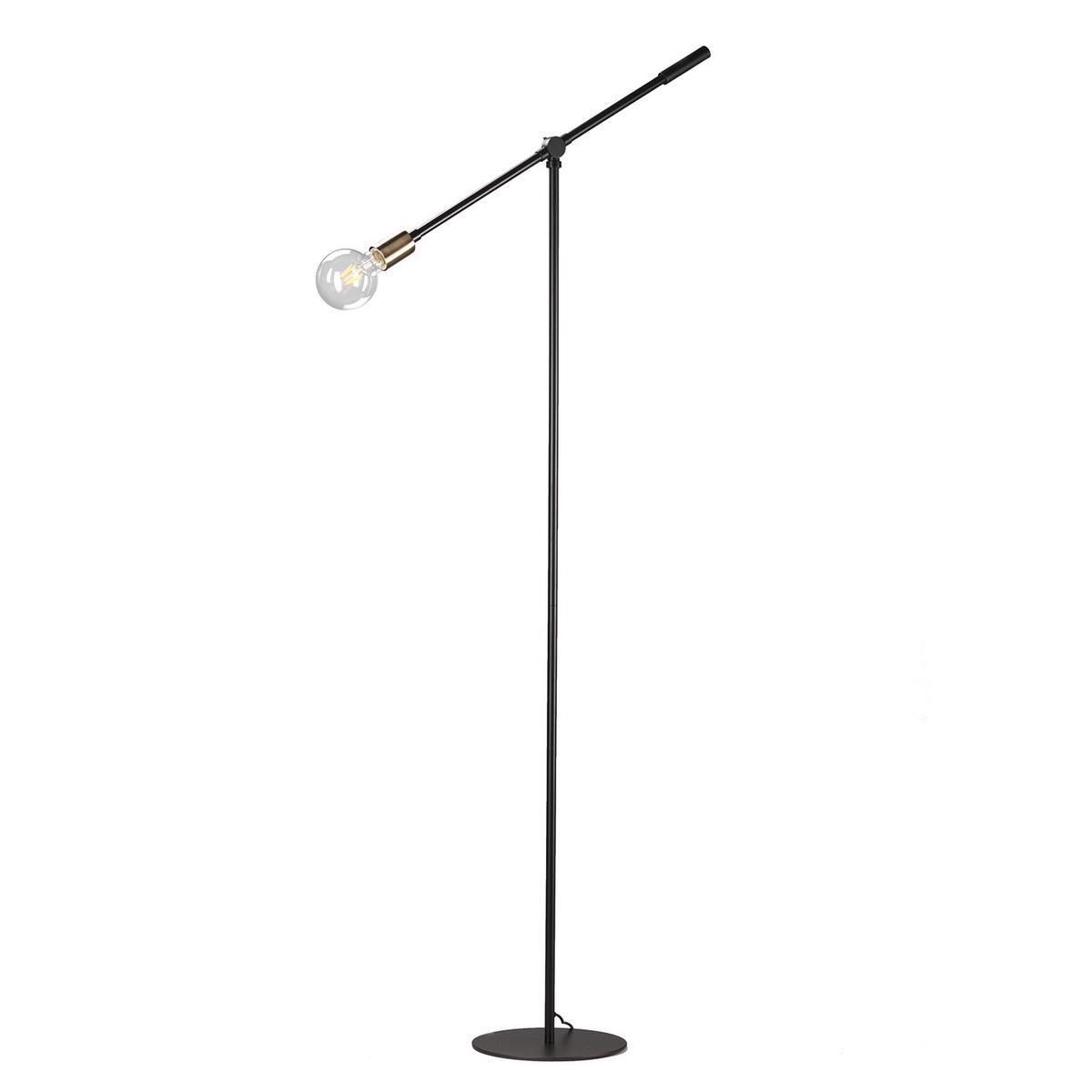 Stehleuchte 4879/Ptn - Goldfarben/Schwarz, Design, Metall (62/170cm)