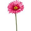 Kunstblume Gerbera Rosa L: ca. 63cm, Amra - Rosa/Grün, Natur, Kunststoff (63cm)