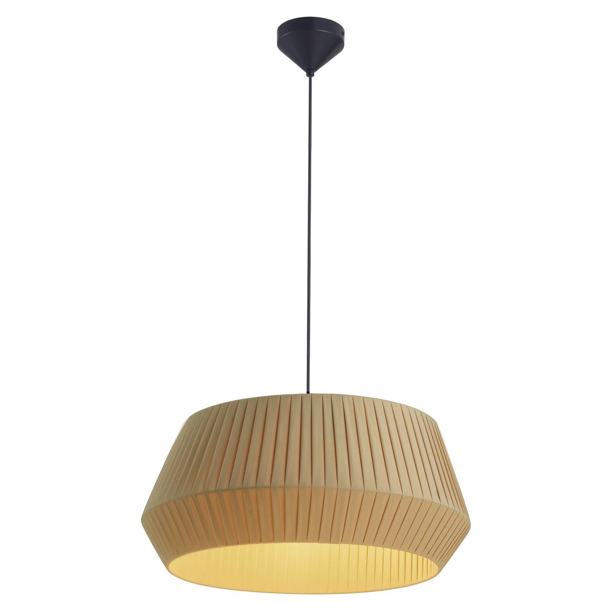 Hängeleuchte Dicte 53 Beige D: 53 cm - Beige, Natur, Textil (53/236,5cm) - Nordlux