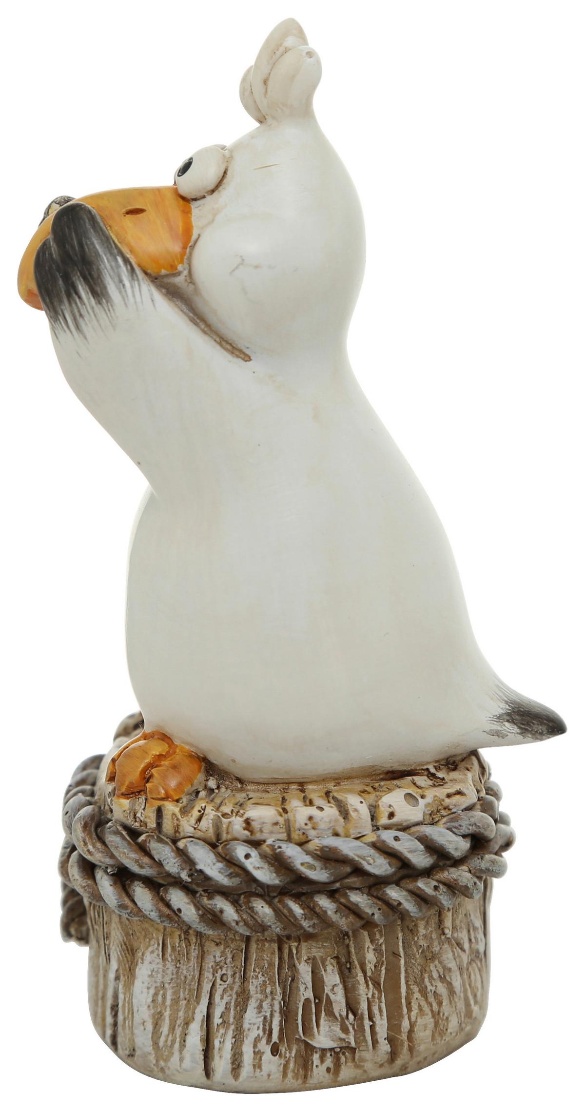 Dekofigur Vogel H: 10 cm Aus Polyresin für Indoor - Basics, Kunststoff (4/4/10cm)