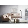 Ecksofa Giselle Taupe - Taupe, Trend, Textil (315/285cm) - Livetastic