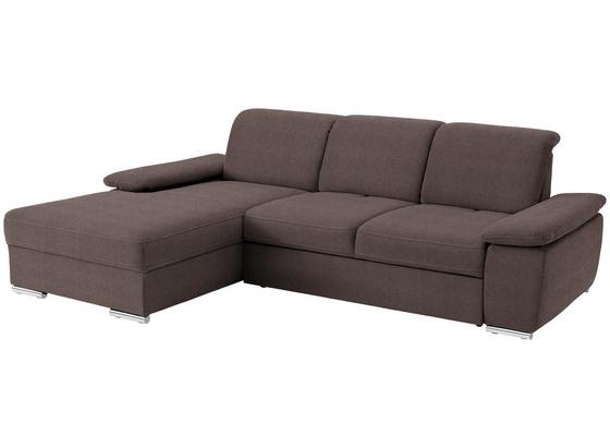 Wohnlandschaft in L-Form Leandro 184x283 cm - Chromfarben/Dunkelbraun, MODERN, Textil (184/283cm) Wohnlandschaft in L-Form Leandro 184x283 cm - Chromfarben/Dunkelbraun, MODERN, Textil (184/283cm)