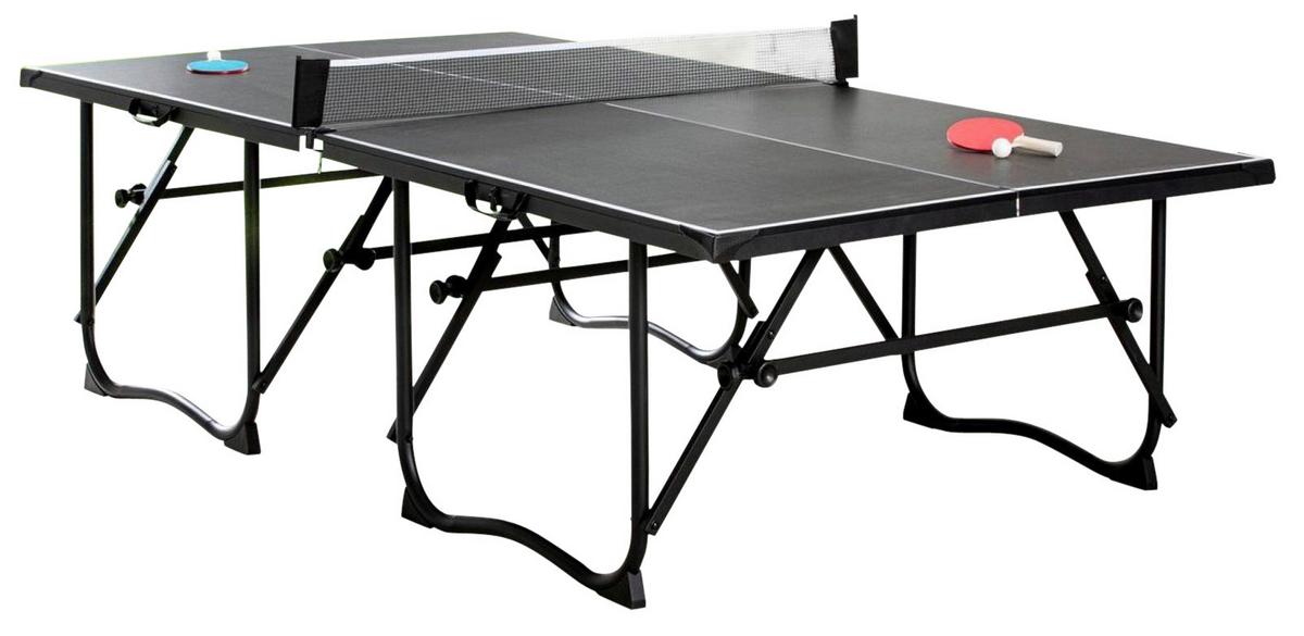 Tischtennistisch klappbar - Schwarz, Basics, Holzwerkstoff (274/152,5/76cm) - Prestige Home