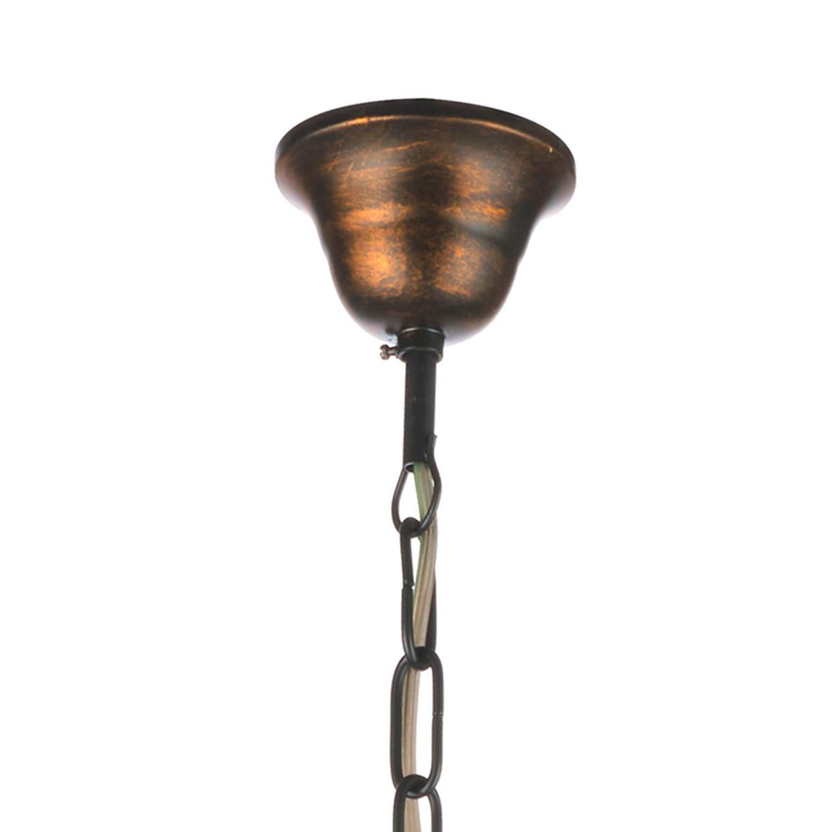 Kronleuchter Gretel Bronzefarben L: 65 cm - Bronzefarben, KONVENTIONELL, Metall (65/65/110cm)