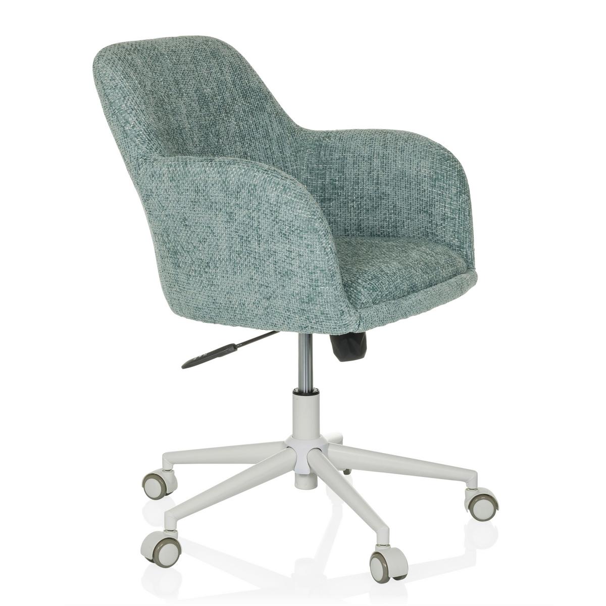 Drehstuhl Solao Home Mintgrau B: 58 cm - Mintgrau/Weiß, MODERN, Textil/Metall (58/78/60cm) - MID.YOU