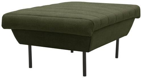 Hocker Looks Ix - Schwarz/Grün, Design, Textil (70/45/70cm) - LOOKS by W.Joop