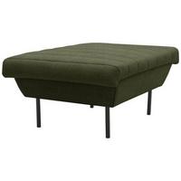 Hocker Looks Ix - Schwarz/Grün, Design, Textil (70/45/70cm) - LOOKS by W.Joop