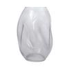 Vase Sidney Zylindrisch Glas Grau H: 25 Cm - Grau, Design, Glas (15/25/15cm) - Kayoom